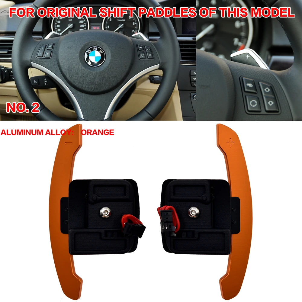 Paletas de cambio de volante magnéticas Autobahn Essentials para BMW E9x E7x – Aleación de aluminio