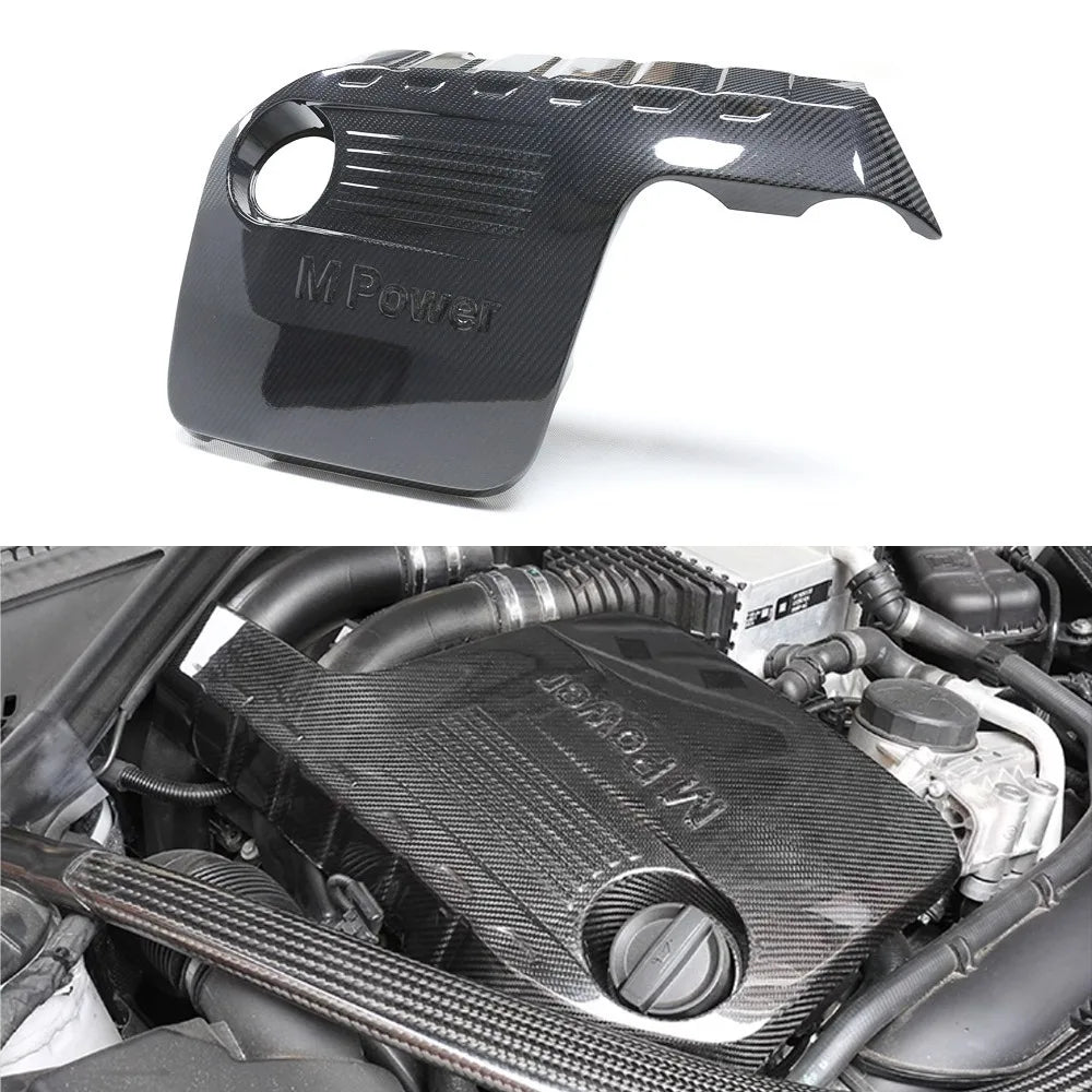 Carbon Fiber Engine Covers for BMW S55 Engines