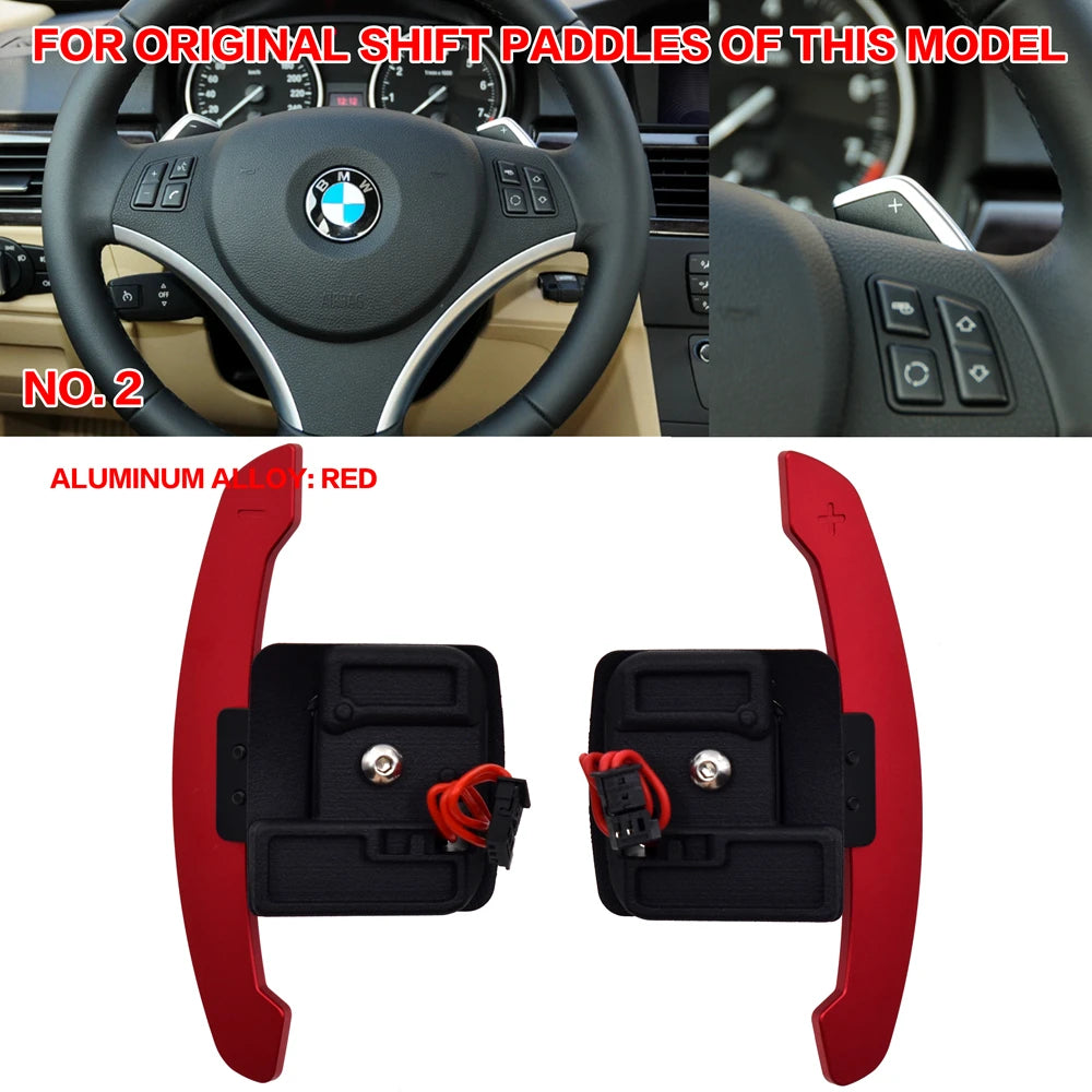 Paletas de cambio de volante magnéticas Autobahn Essentials para BMW E9x E7x – Aleación de aluminio