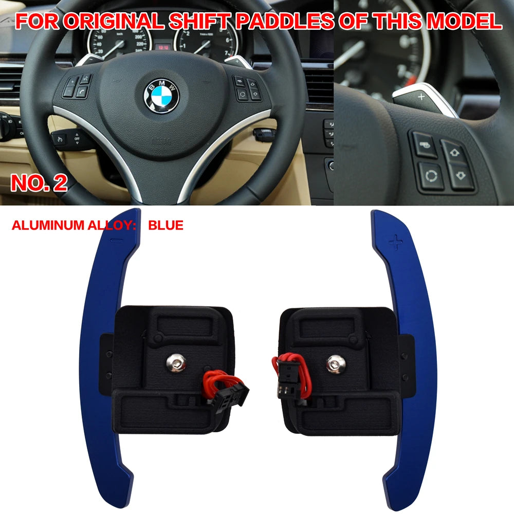Paletas de cambio de volante magnéticas Autobahn Essentials para BMW E9x E7x – Aleación de aluminio