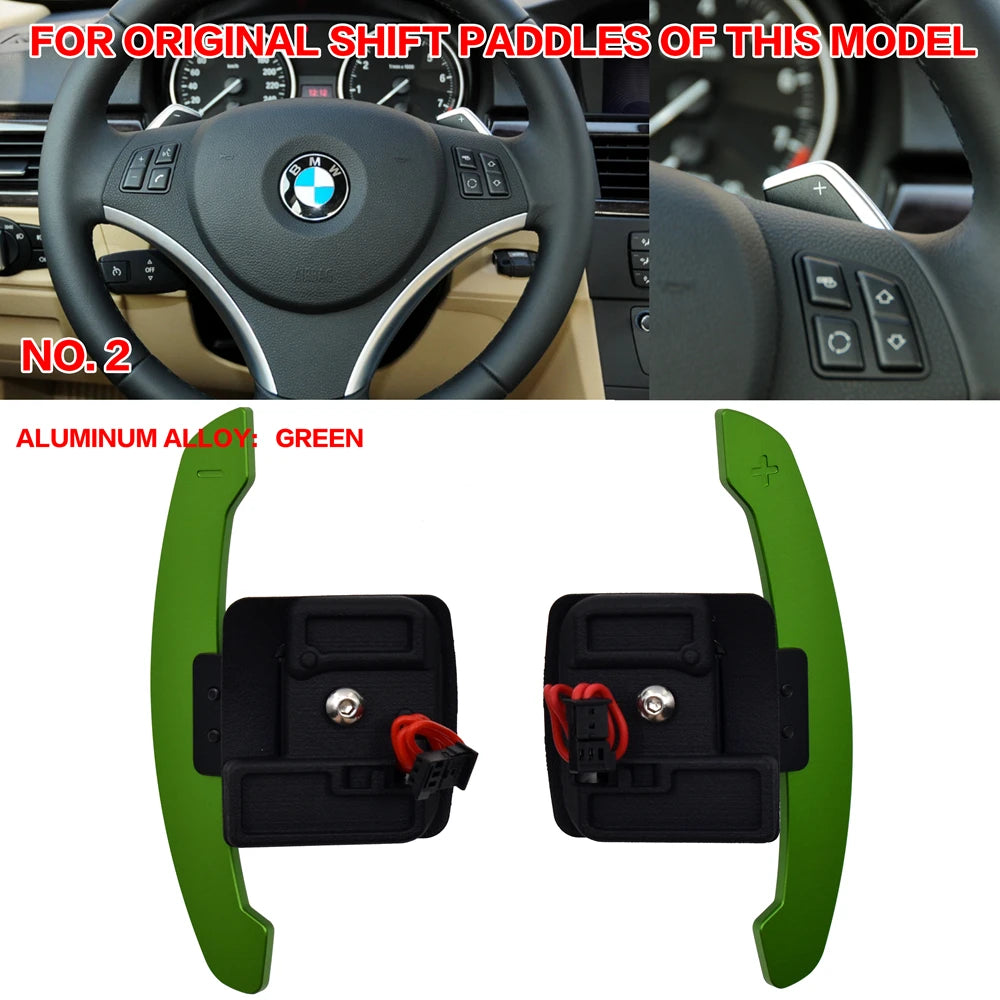 Paletas de cambio de volante magnéticas Autobahn Essentials para BMW E9x E7x – Aleación de aluminio