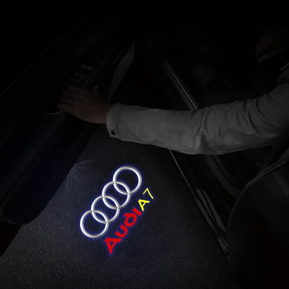 Projector LED Puddle Lights For Audi