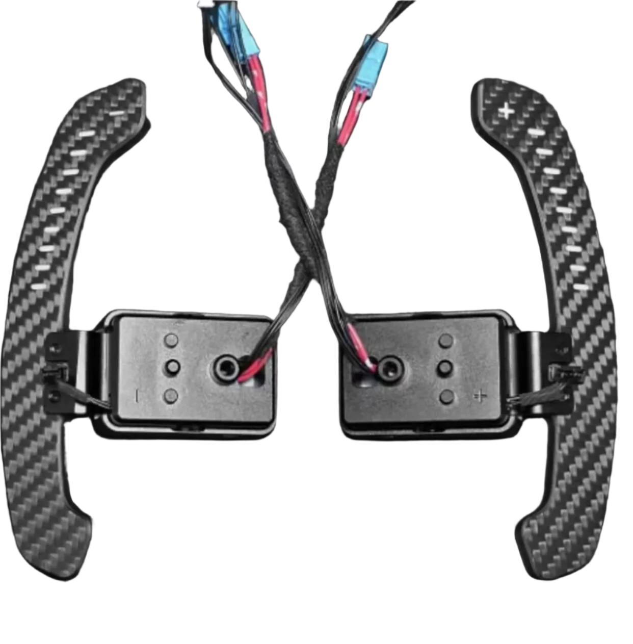 Carbon Fiber Magnetic Paddle Shifters with (LED Shift Light Option) - Fits BMW (F & G Series)