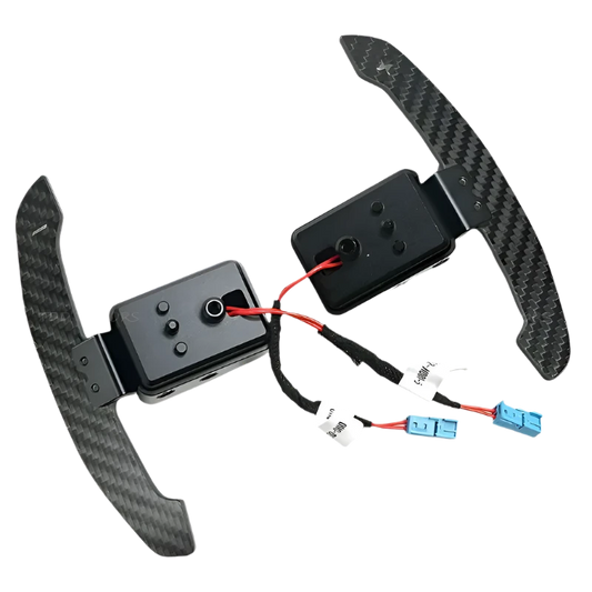 Paletas de cambio magnéticas de fibra de carbono con opción de luz de cambio LED (compatible con BMW (series F y G))
