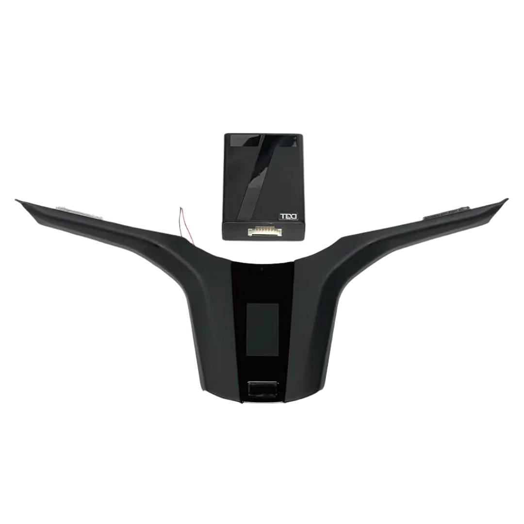Embellecedor LED inteligente TDD Motors compatible con volante BMW Serie G BMW G30 G01 M5 M8 X3 X5 525I 530I 540I
