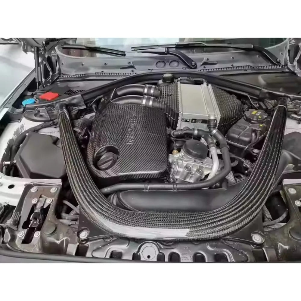 Carbon Fiber Engine Covers for BMW S55 Engines