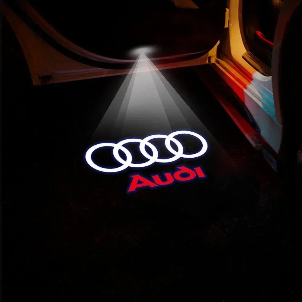 Projector LED Puddle Lights For Audi