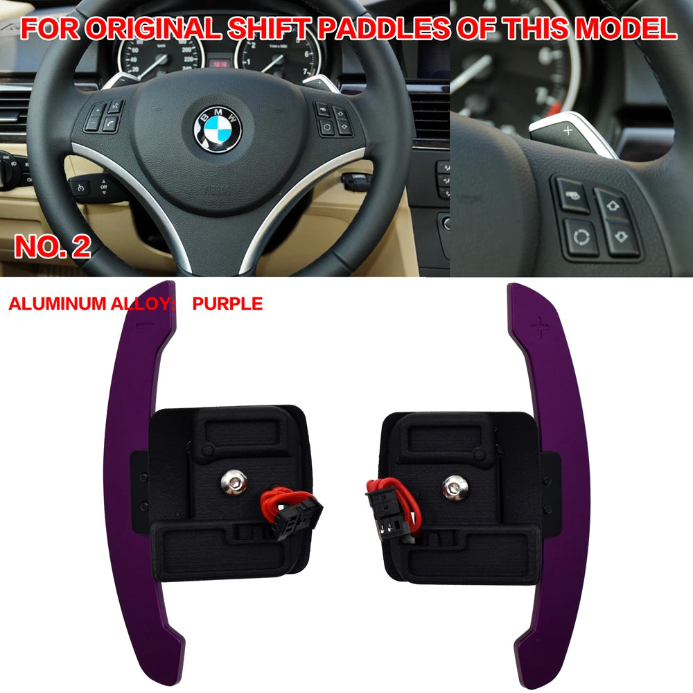 Paletas de cambio de volante magnéticas Autobahn Essentials para BMW E9x E7x – Aleación de aluminio