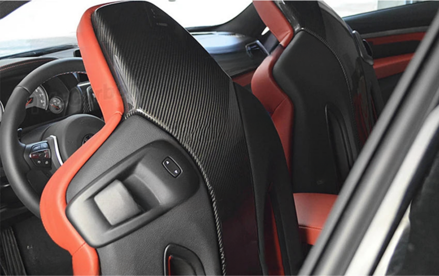 AE. Dry Carbon Seat Back Cover Set for BMW F80 M3 | F82/F83 M4 | F87 M2/M2C