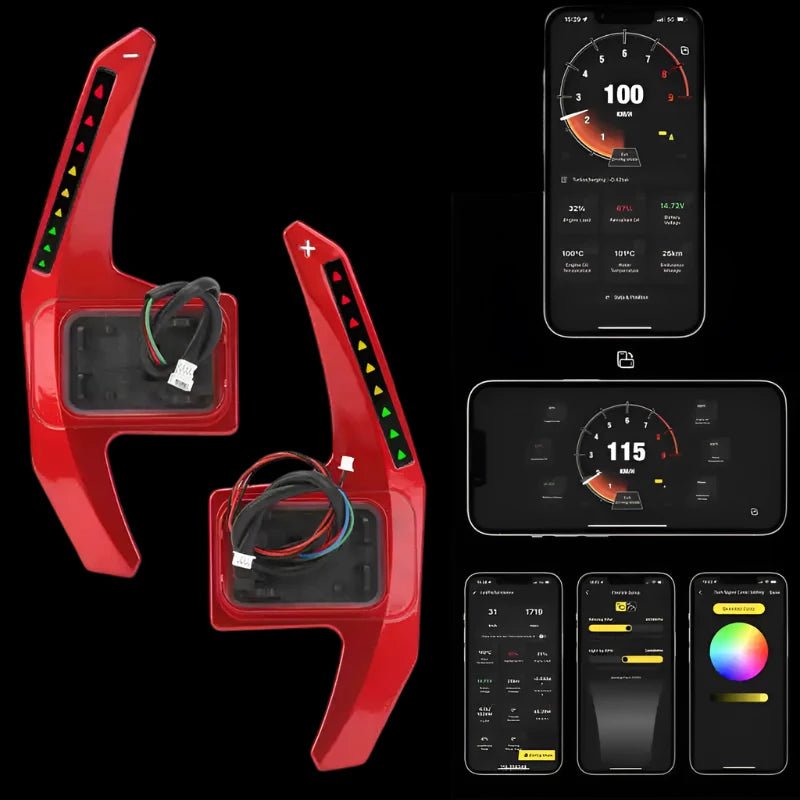 LED Paddle Shifters with APP Controller for BMW F/G Series