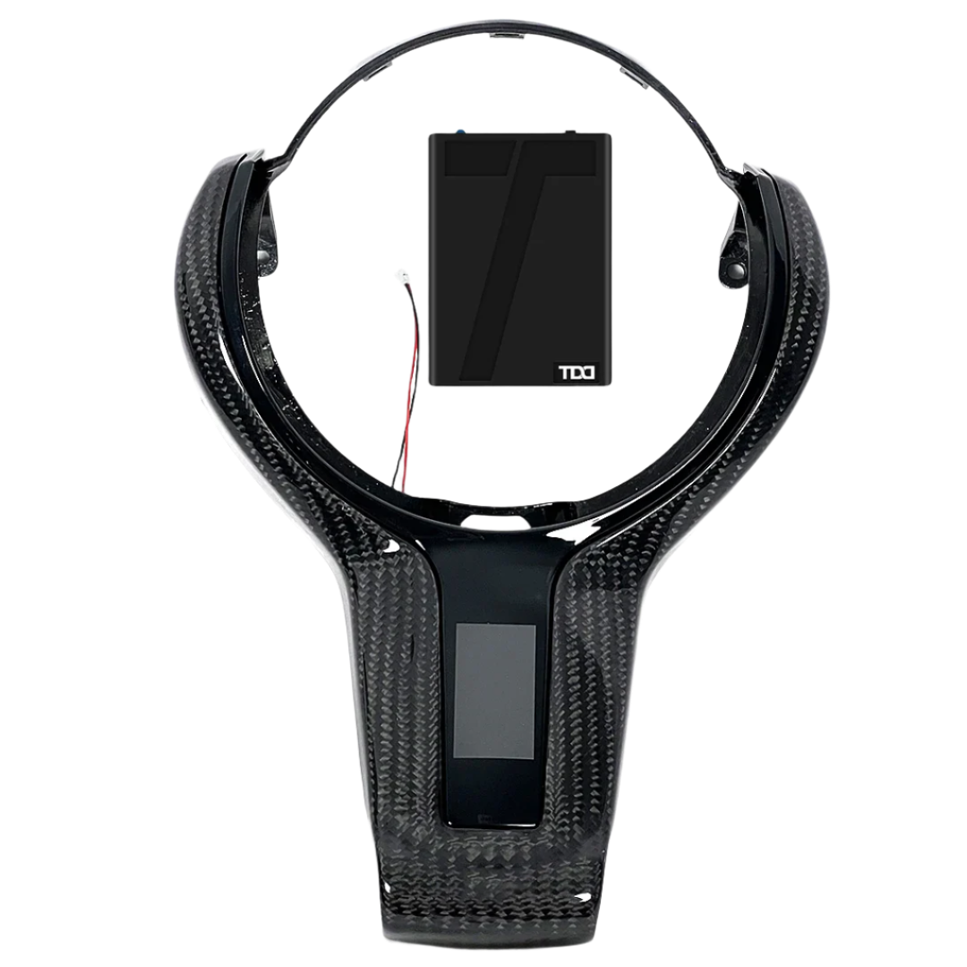 Embellecedor de pantalla LED compatible con volante de BMW Serie F