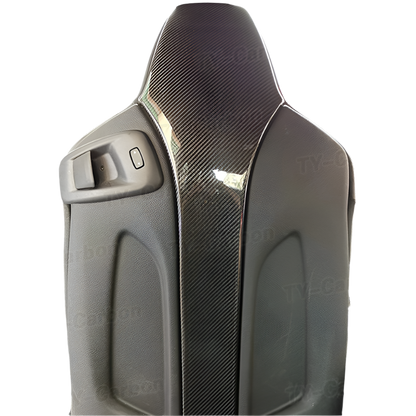 AE. Dry Carbon Seat Back Cover Set for BMW F80 M3 | F82/F83 M4 | F87 M2/M2C