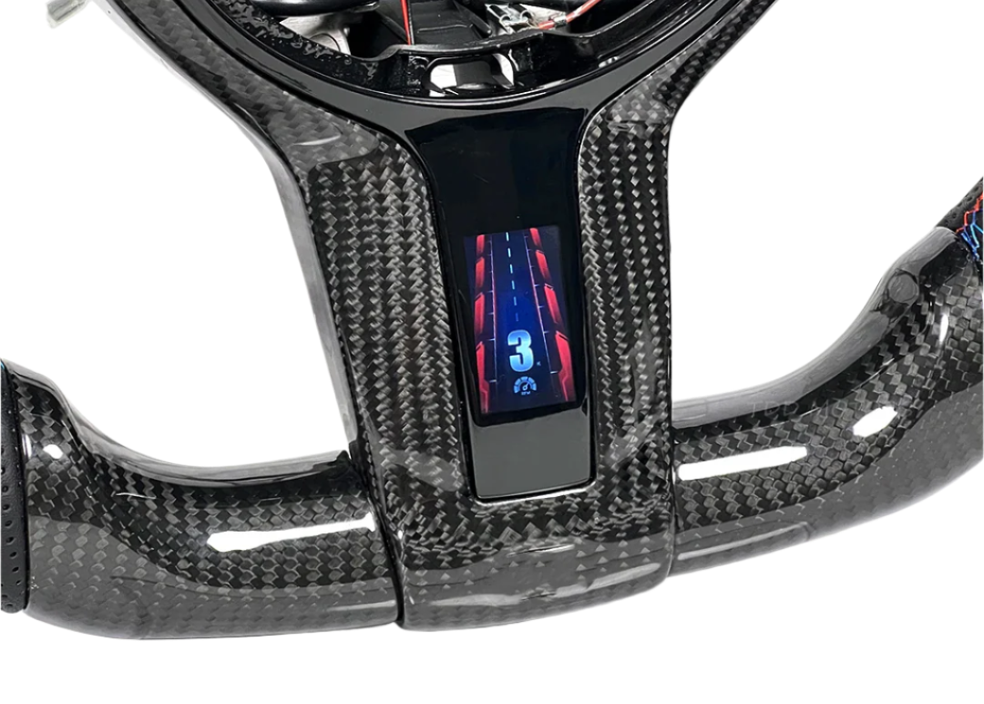 Embellecedor de pantalla LED compatible con volante de BMW Serie F