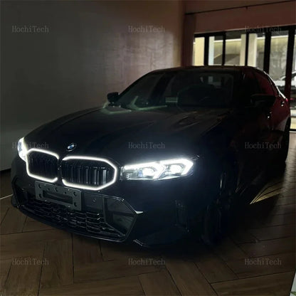 Parrilla delantera iluminada para LCI Serie 3 G20 (2023-2024) 