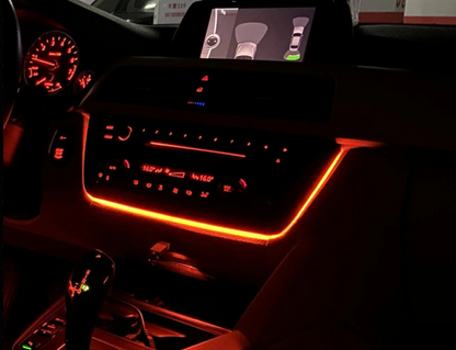 Ambient LED Center Console Dashboard Light Trim for BMW 3 & 4 Series (f chassis)
