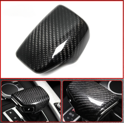 Real Carbon Fiber Automatic Shifter Trim | Audi A4 S4 RS4 B9 A5 S5 RS5 Q5 Q7 2016 - 2019